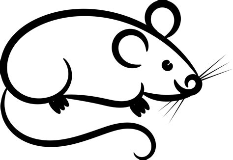 mouse clipart|clip art mouse black and white.